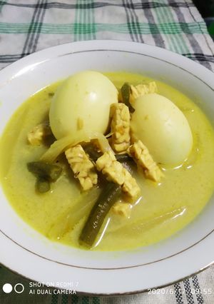 Foto resep 172. Telur Santan Kuning - ala Mamah Afa