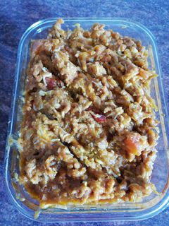 Una foto de Relleno de burritos vegetarianos