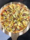 Pizza casera de vegetales