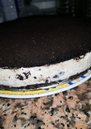 Una foto de Tarta de queso y oreo🥧