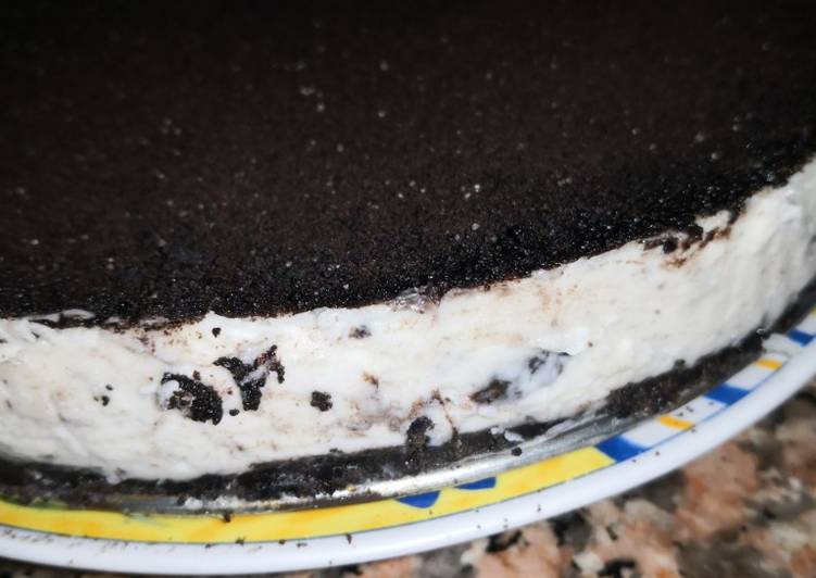 Tarta de queso y oreo🥧