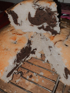 Una foto de Torta matera marmolada