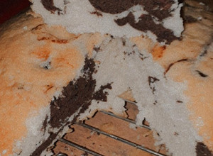 Una foto de Torta matera marmolada