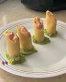Canelones de atún fríos