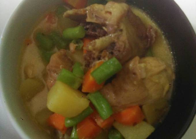 Resep Opor Ayam Sayuran Oleh Maria Ulfah Cookpad