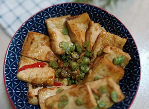 照燒板豆腐 的食譜成品照片