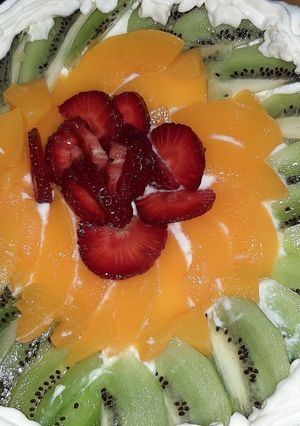 Una foto de Tarta de frutasp