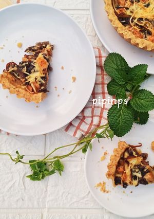 Foto resep Cheesy Mushroom Pie