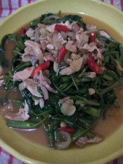 Foto resep Cah Kangkung Tauco Ayam