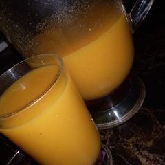 Mixed fruits juice A picture of Mixed fruits juice.