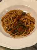 Spaghetti capperi e pomodori secchi
