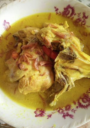 Foto resep Opor ayam tanpa santan