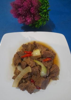 Foto resep Daging sapi saos tiram