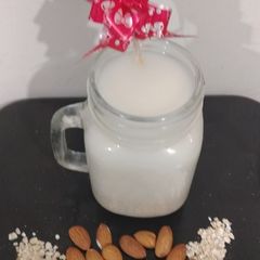 A picture of Almonds Oats milk.