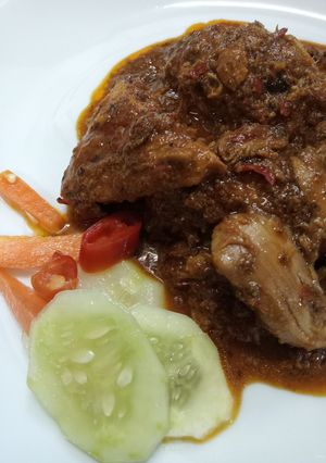 Gambar Rendang ayam katering #Umie