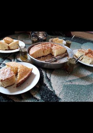 صورة لوصفة كيك ومتة