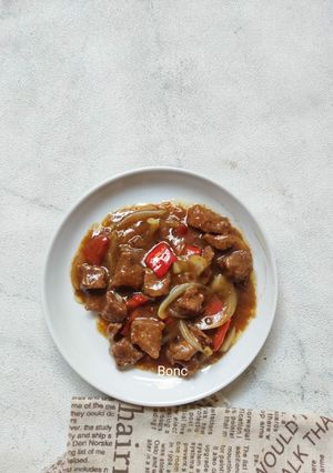 Foto resep Daging Sapi Masak Lada Hitam