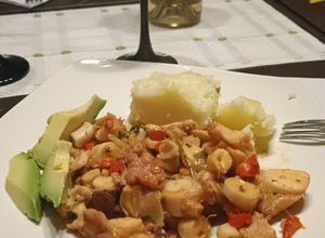 Una foto de Pulpo al Pil Pil