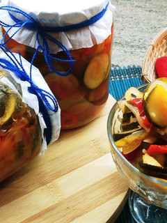 Una foto de Calabacines en escabeche