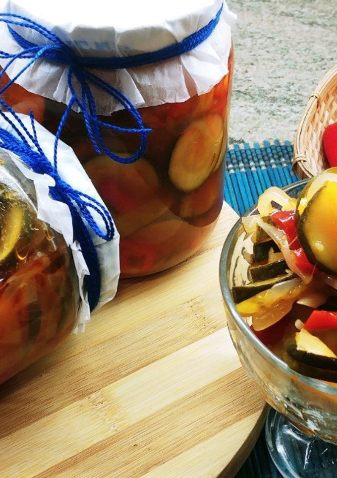 Una foto de Calabacines en escabeche