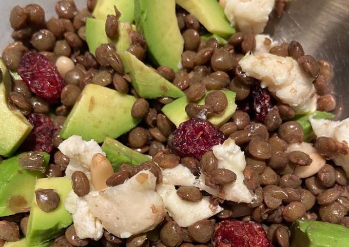 Salade de lentilles