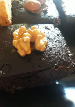 Una foto de Brownie bien proteico!! Sin harinas!
