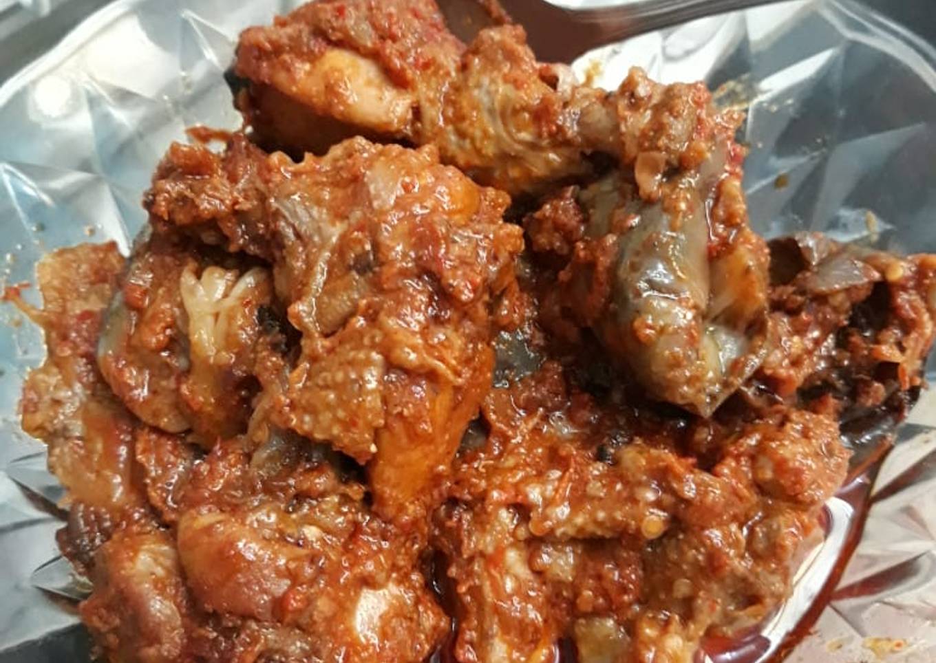 Balado ayam terong simple