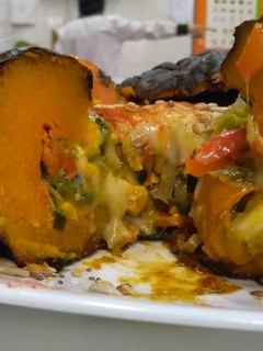 Una foto de Calabaza rellena