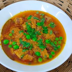 A picture of Purple Sweet Potato Subzi { Jodhpur Special }.