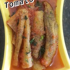 A picture of Tomato Karela.