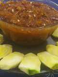 Raw Mango sweet pickle (Sweet Chutney)