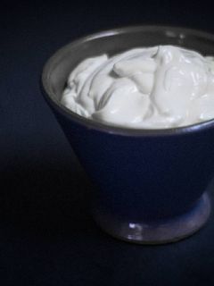 Una foto de Ajo aceite (all i oli) casero