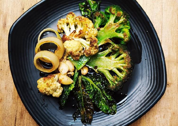 Cara Gampang meracik Broccoli &amp; Cauli Flower in Oil, Bisa Manjain Lidah