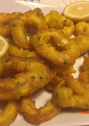 Una foto de Calamares a la Romana con Pasta Orly
