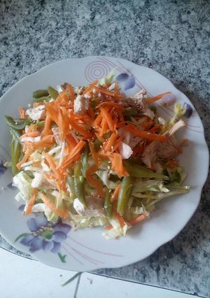 Una foto de Ensalada oriental