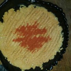 A picture of Hummus-my style.