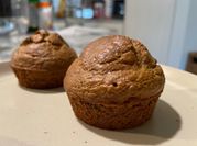 A picture of flax milk muffins