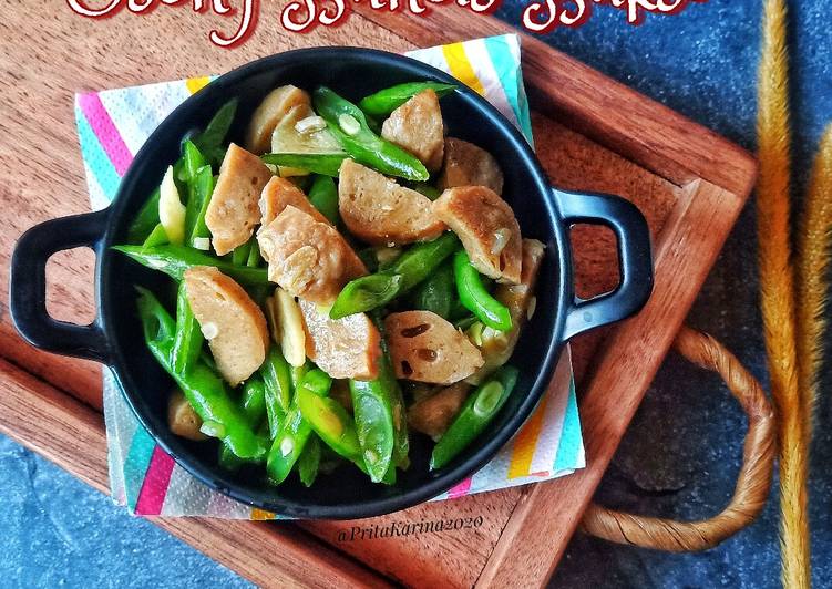 Resep Oseng Buncis Bakso yang enak
