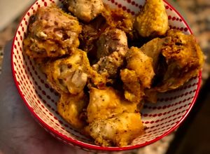 Foto principal de Pollo frito al ajillo en airfryer
