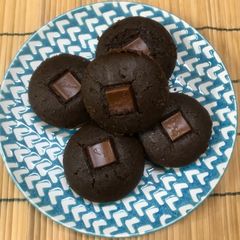 A picture of Eggless Chocolate Muffins.