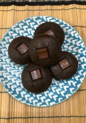 A picture of Eggless Chocolate Muffins.