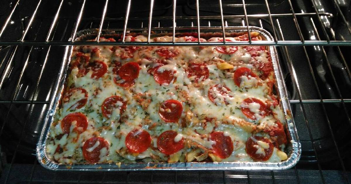 Shredded Chicken w/Pepperoni Pasta Bake Recipe by DBest - Cookpad