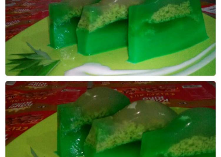 Resep Puding Lumut Ijo | Langkah Membuat Puding Lumut Ijo Yang Lezat