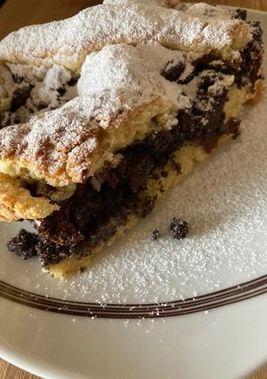 Mákos-meggyes rácsos recept fotója