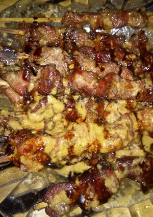 Foto resep Sate Sapi Bumbu Kacang Pedas Manis