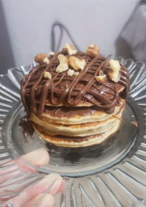 صورة لوصفة بان كيك روعة