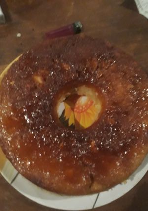 Una foto de Budín de pan😋
