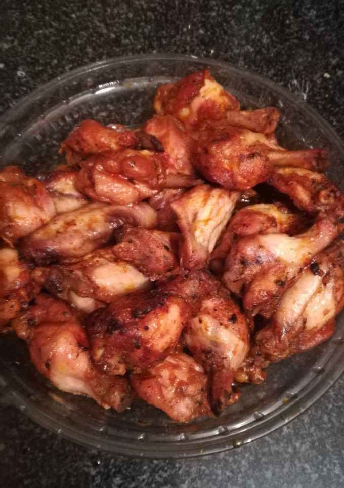 Una foto de Alitas al ajo y limón al horno
