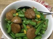 Gambar tumis buncis jagung bakso