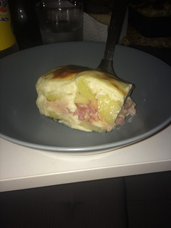 Una foto de Pastel de patata y beicon exprés